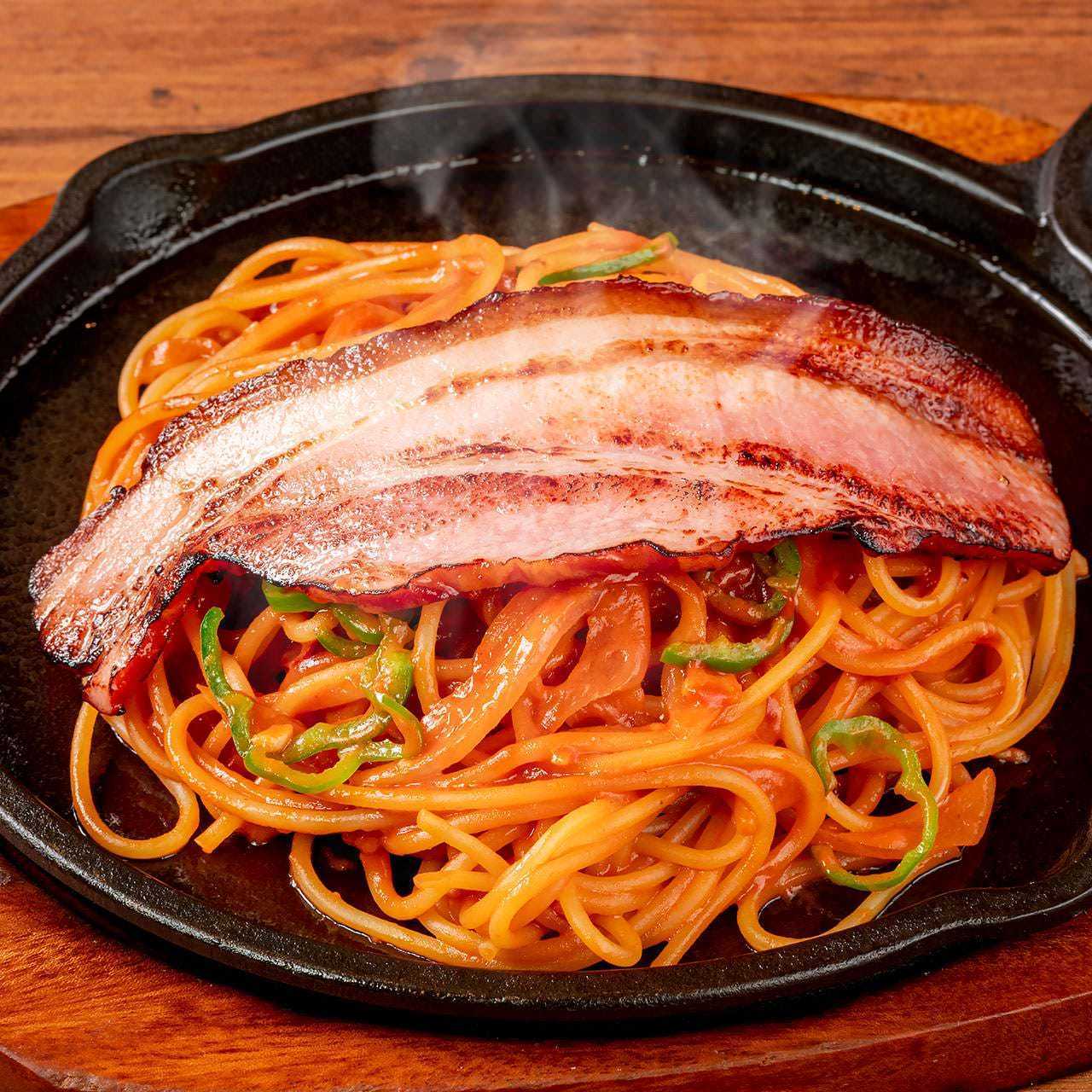 鉄板ベーコンナポリタンスパゲッティー