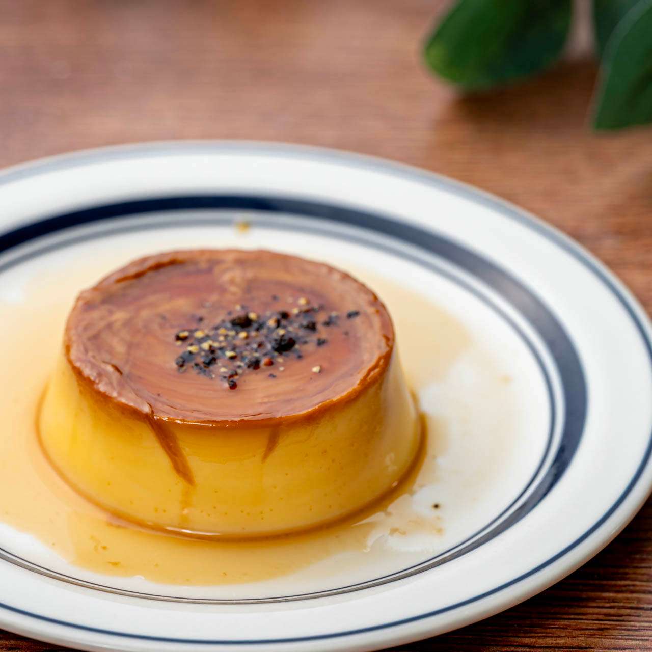 バーボン香る大人のプリン