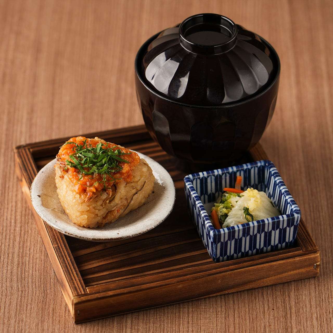 鶏めし焼きおにぎりセット