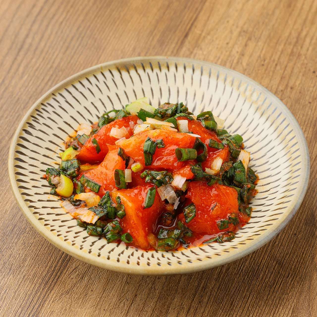 ネギだく漬けサーモン