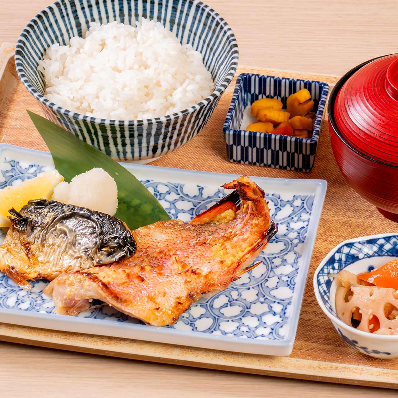 焼き魚２種定食