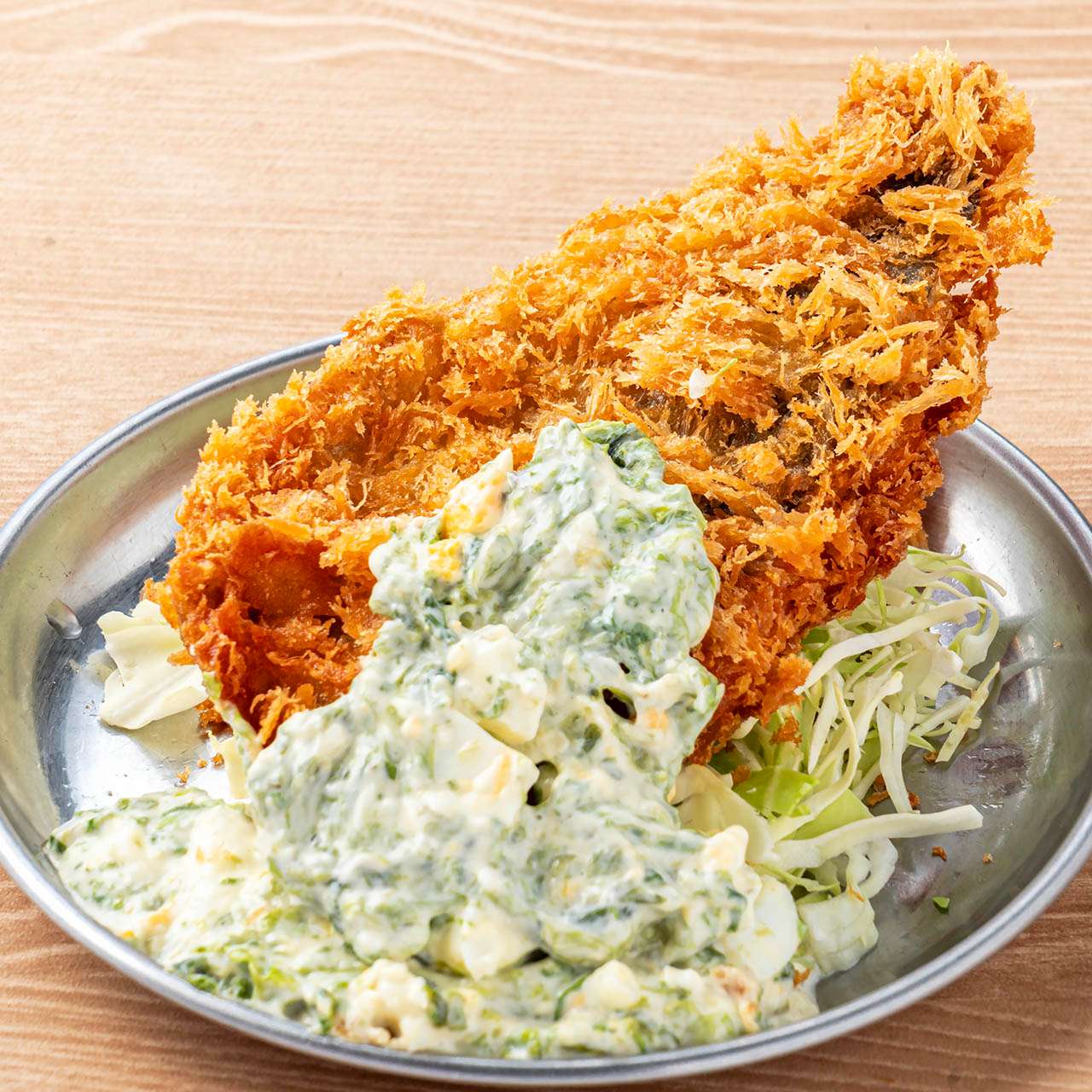 手仕込み特大アジフライ　特製タルタル　