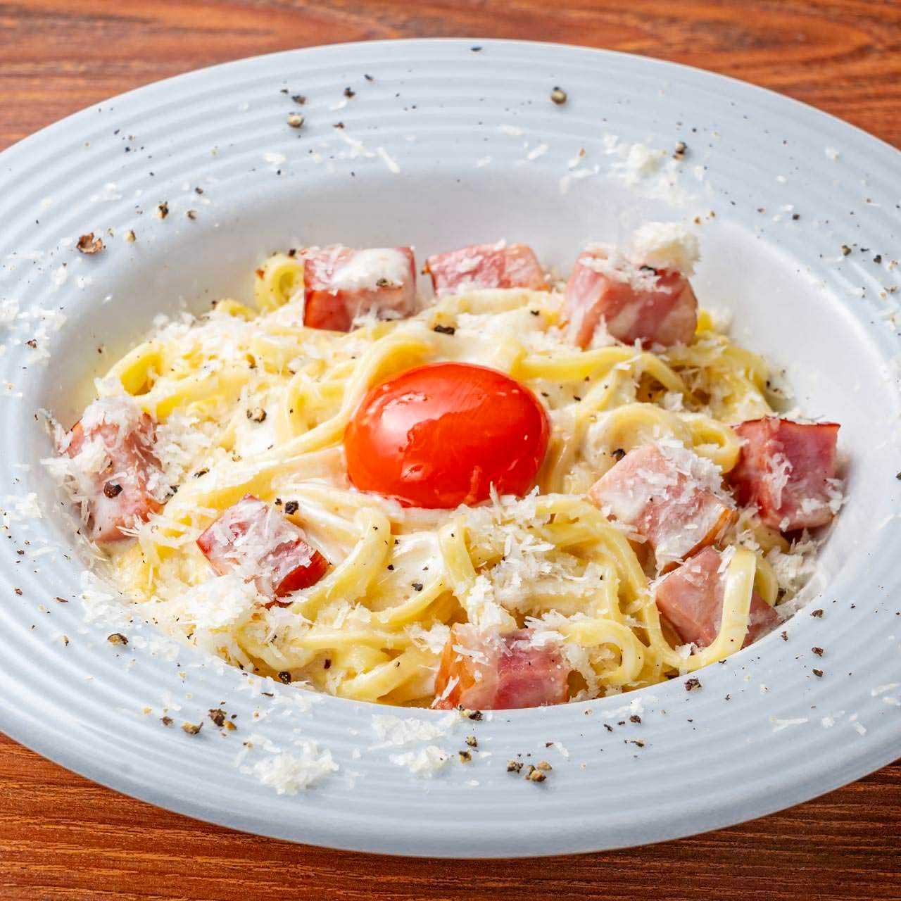 濃厚チーズカルボナーラ　～龍のたまご～