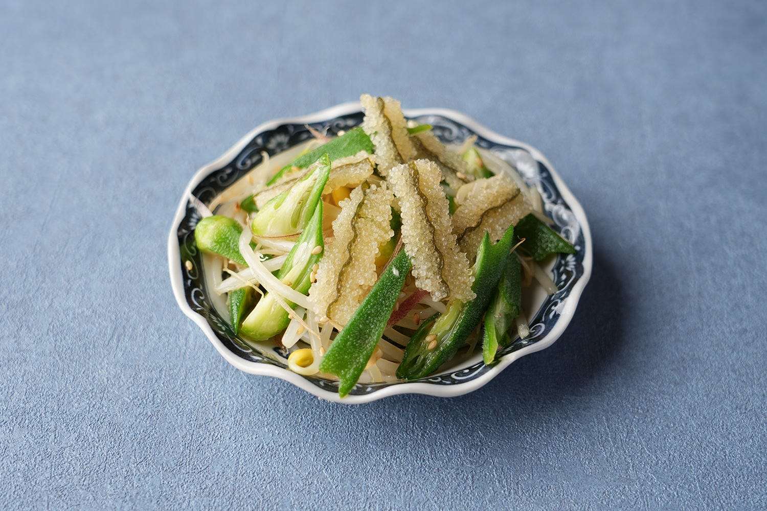 オクラと子持ち昆布のナムル