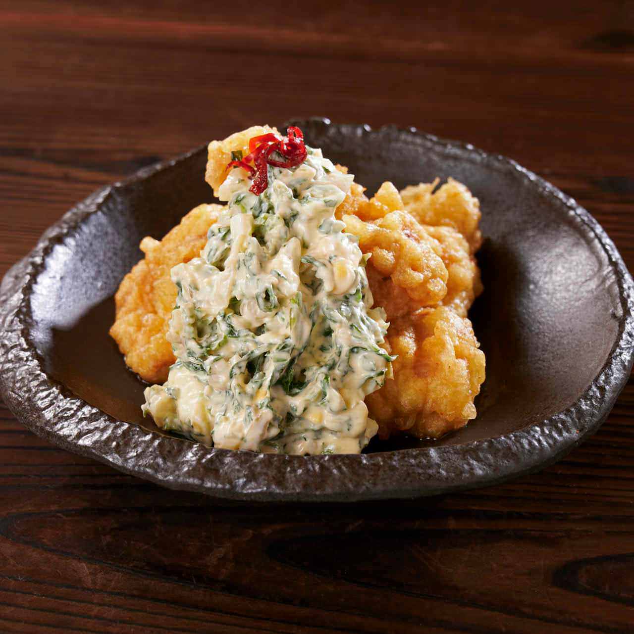 謹製チキン南蛮　刻み高菜タルタルソース