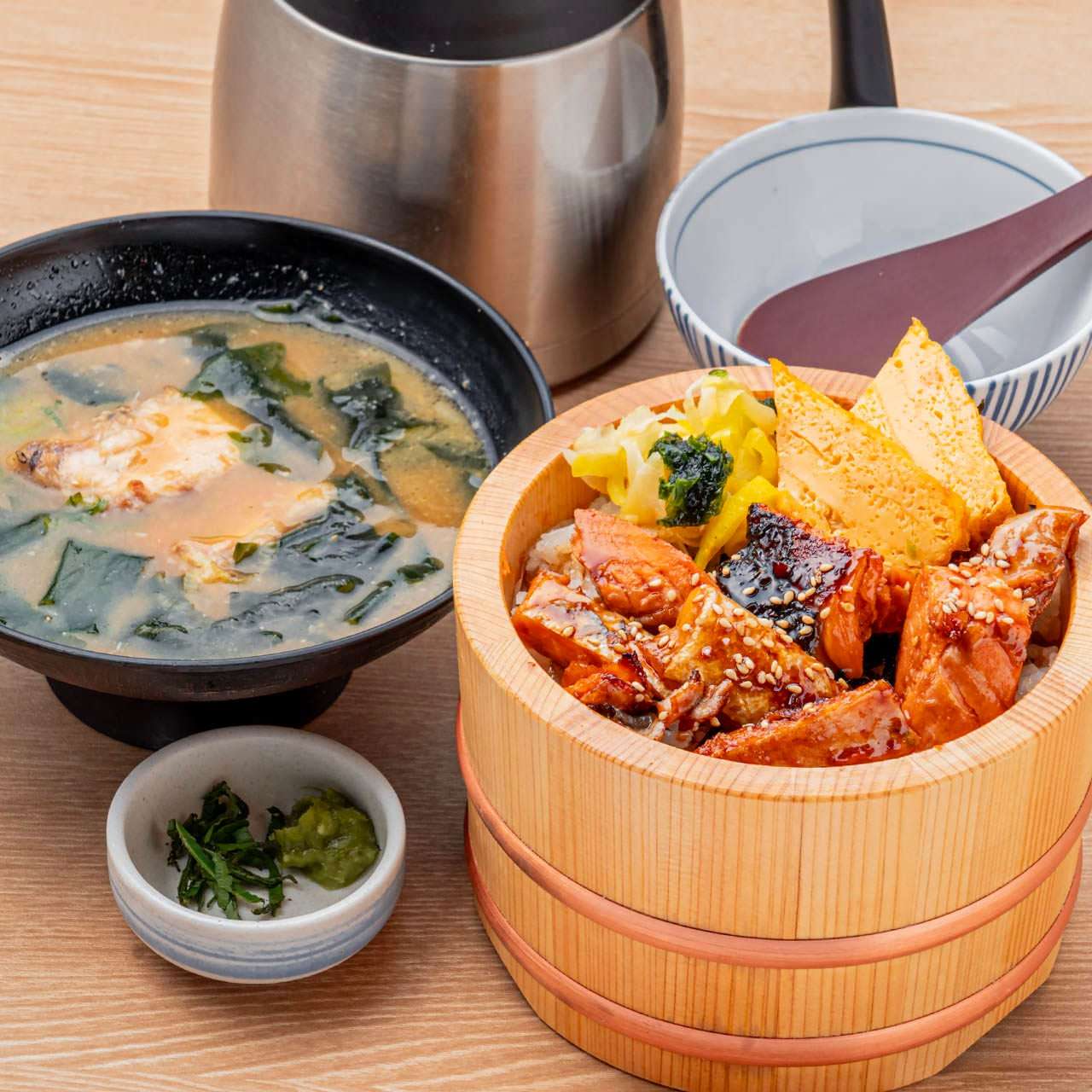 漁師めし　鮭の味噌バター焼き