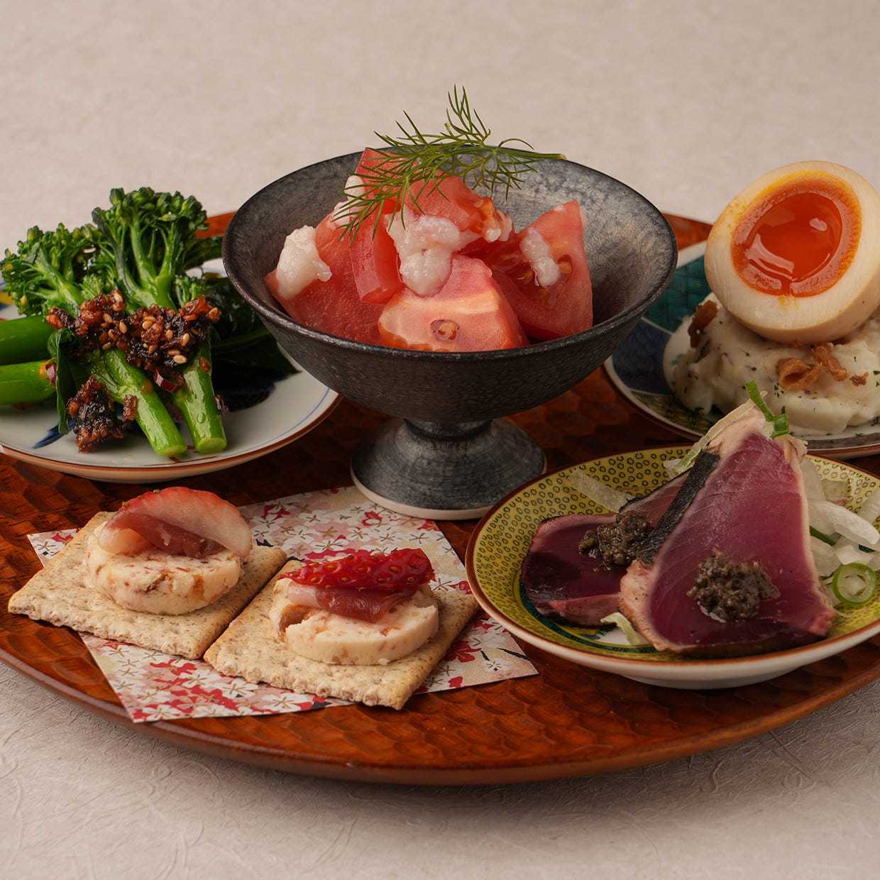 冷菜五種盛り合わせ