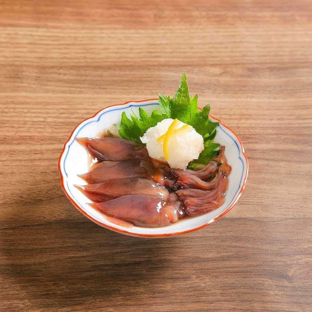 Firefly squid marinated in seawater