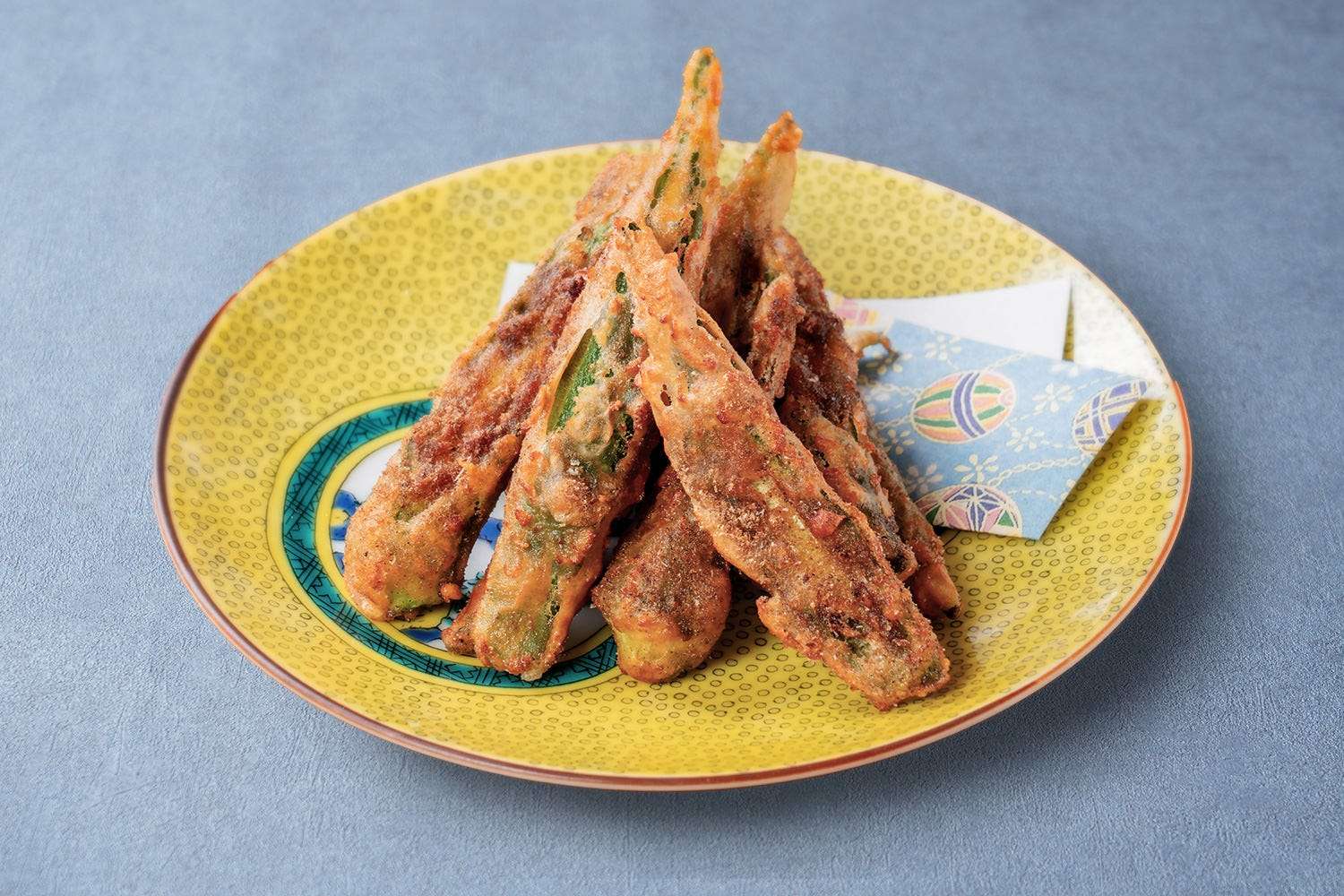 オクラのスパイシー揚げ