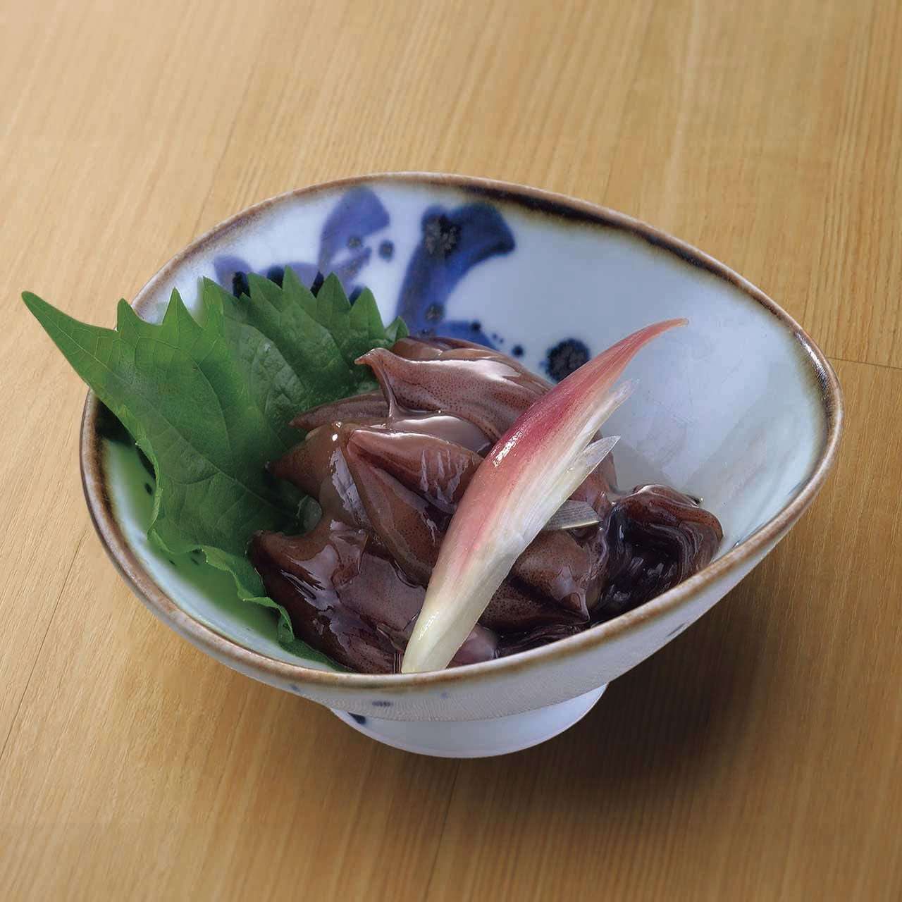 Firefly squid marinated in sea salt