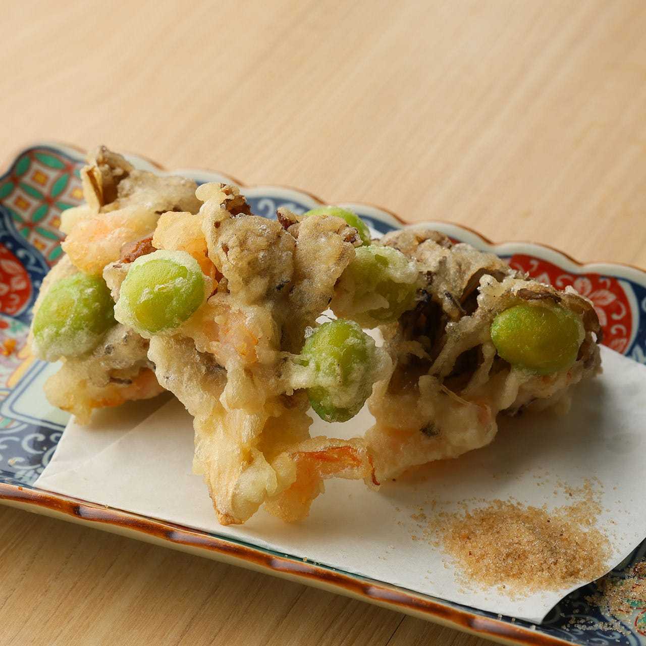 Shrimp and Maitake mushroom tempura