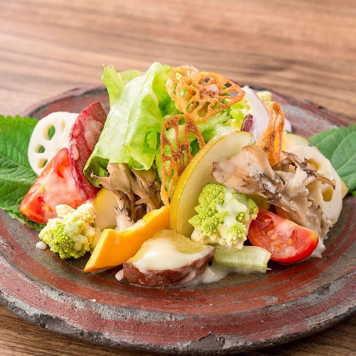 12�種野菜のサラダ　～すりおろし玉葱ドレッシング～