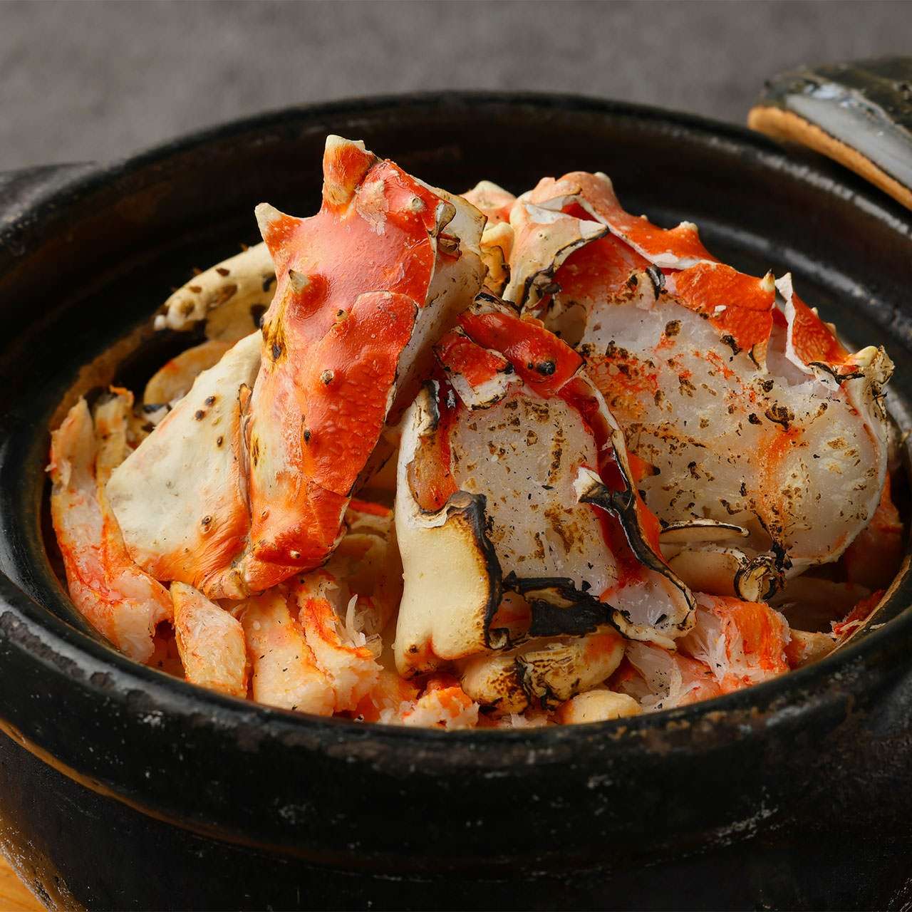 焼き蟹土鍋ご飯