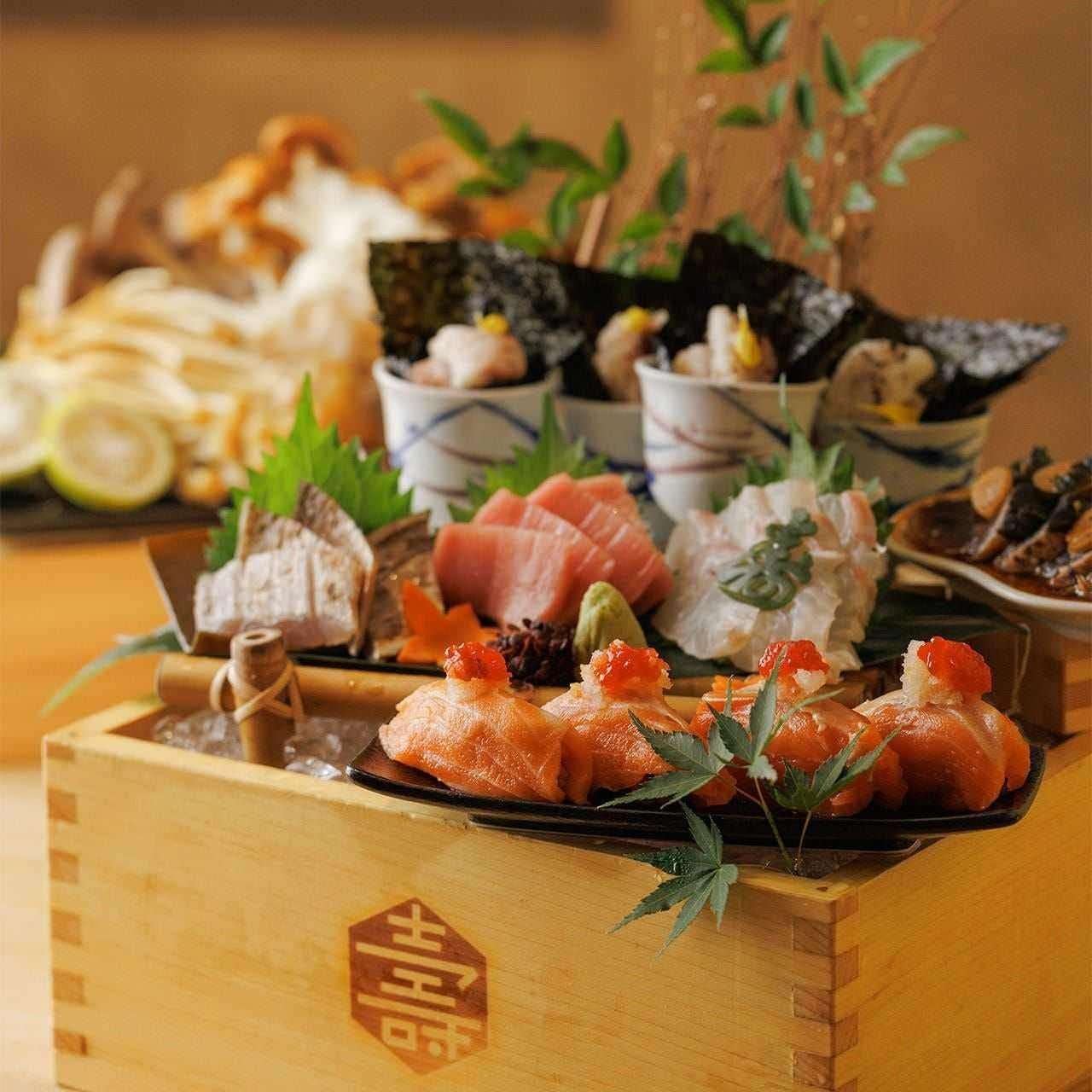 秋晴の海鮮盛り