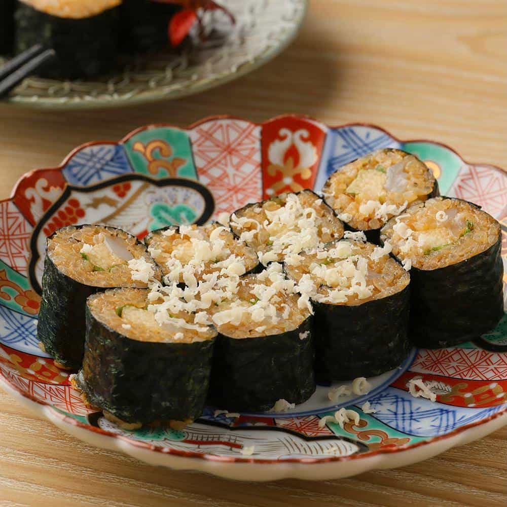 つぶ貝と長芋の泪アテ巻き