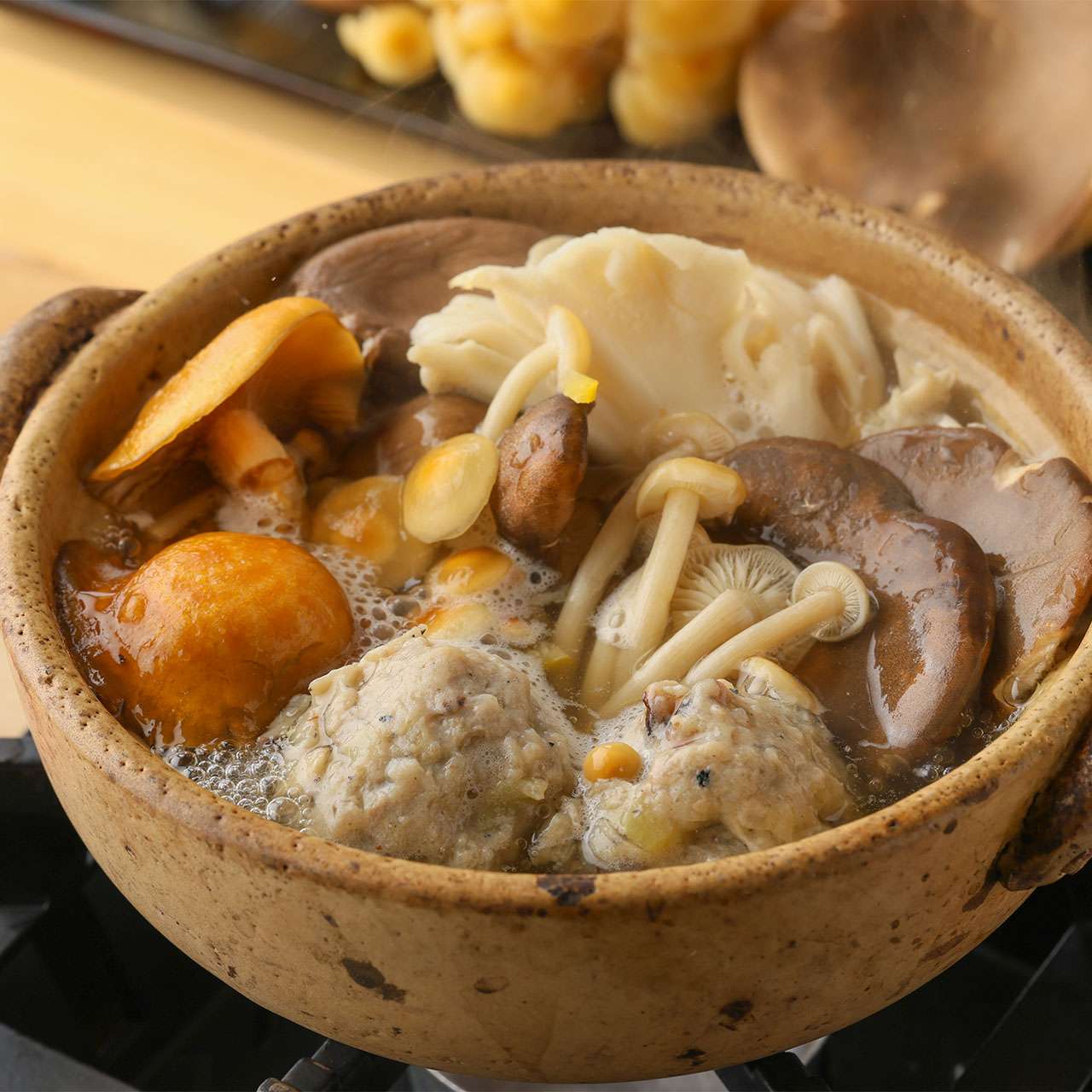 秋茸の香り蒸し　小鍋仕立て