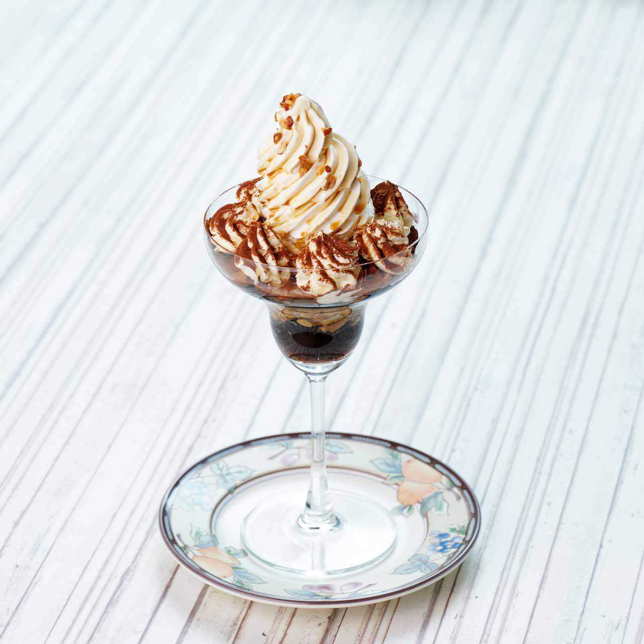 自家製コーヒーゼリーとマスカルポーネ