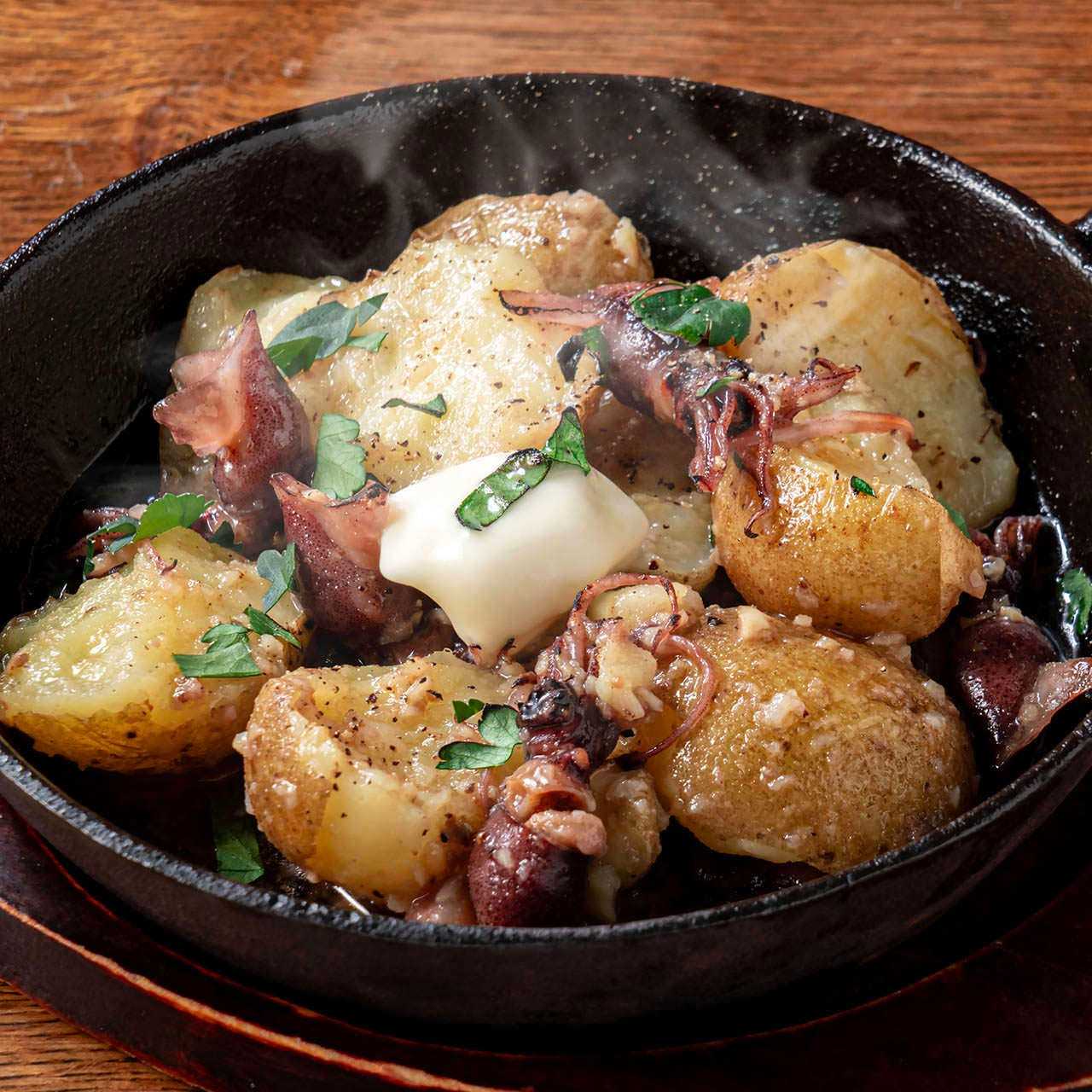 ホタルイカと新じゃがのジャガバター