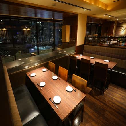 【最大10名様】夜景が見える“団体様向け”のお席　～接待や宴会におすすめ～