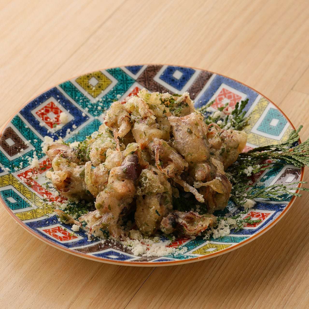 蛍烏賊の天麩羅