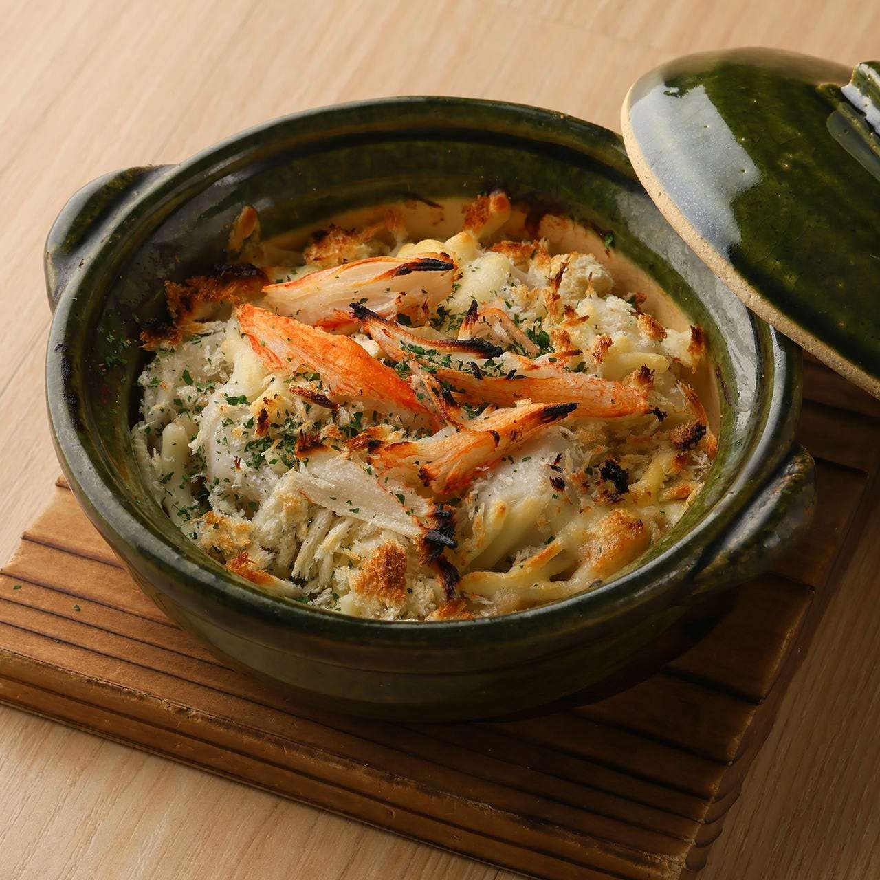 蟹味噌と里芋のグラタン