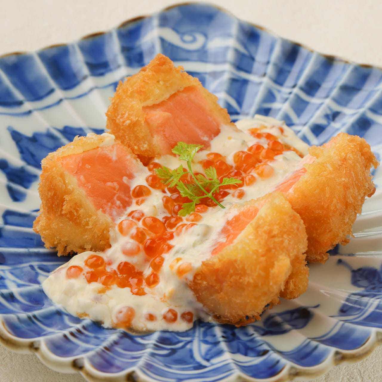 サーモンレアフライ