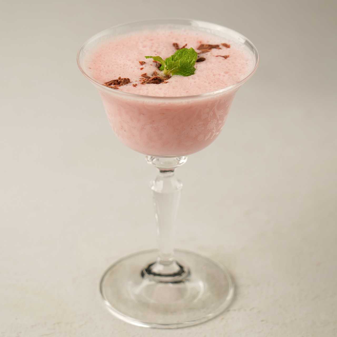 イチゴとチョコのフレッシュマティーニ