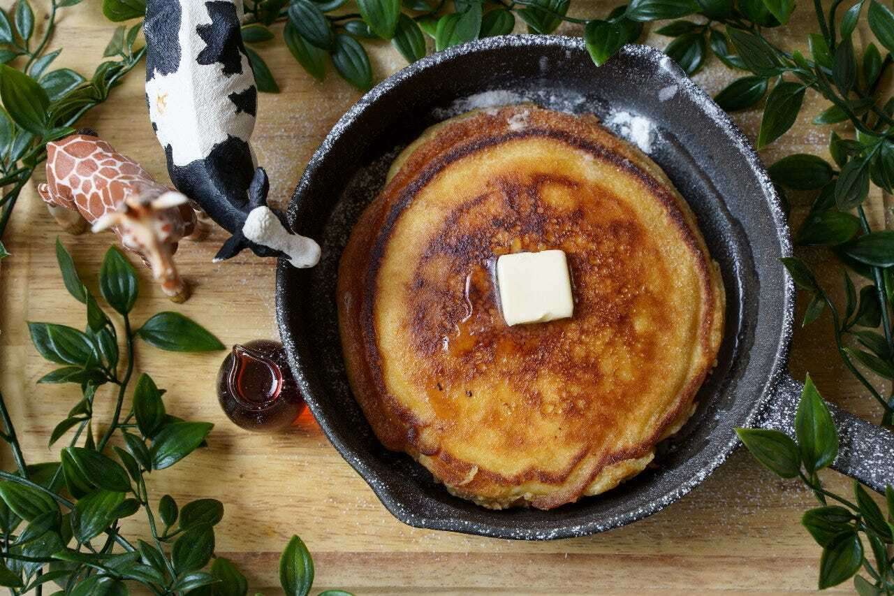 昔ながらのホットケーキ