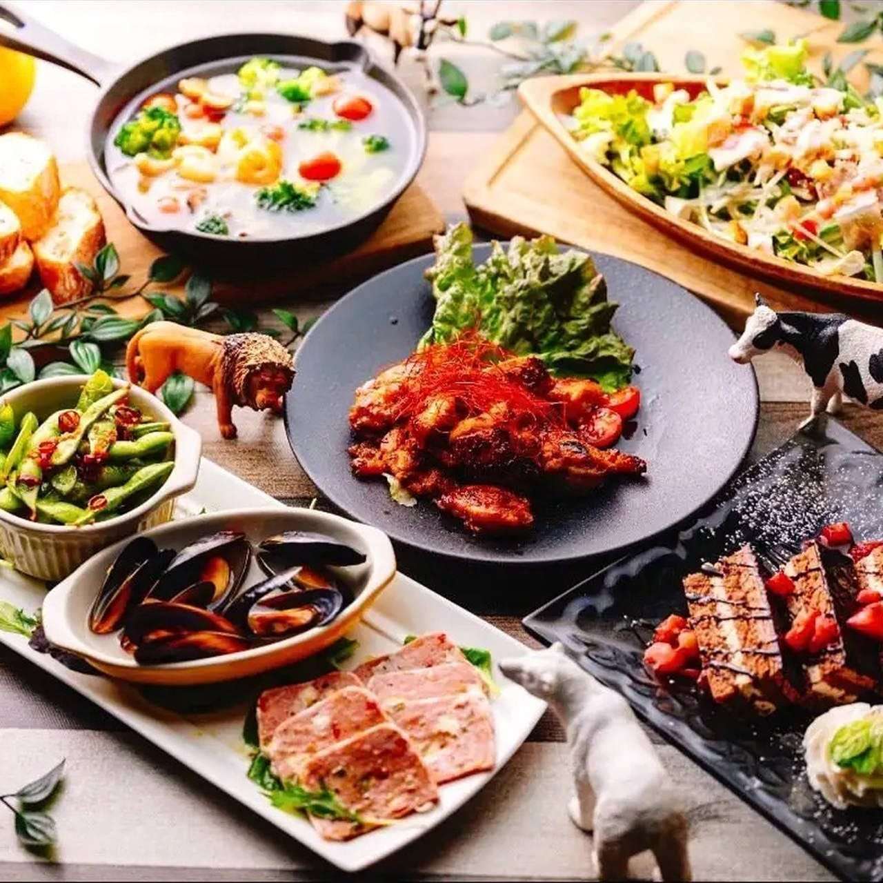 お肉、パスタ、ピザ…試行錯誤を重ねた自信作だけをご提供します