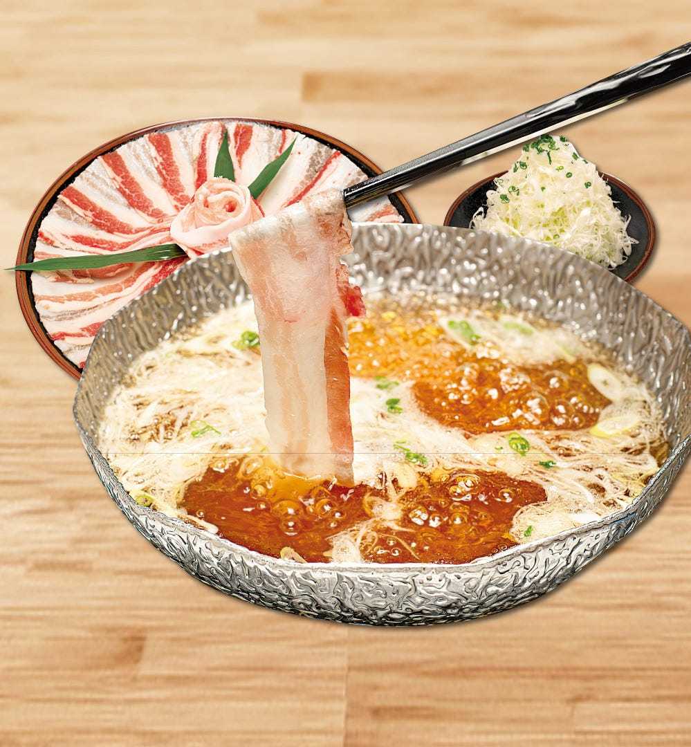  厳選しゃぶしゃぶ イベリコ豚のねぎ三味