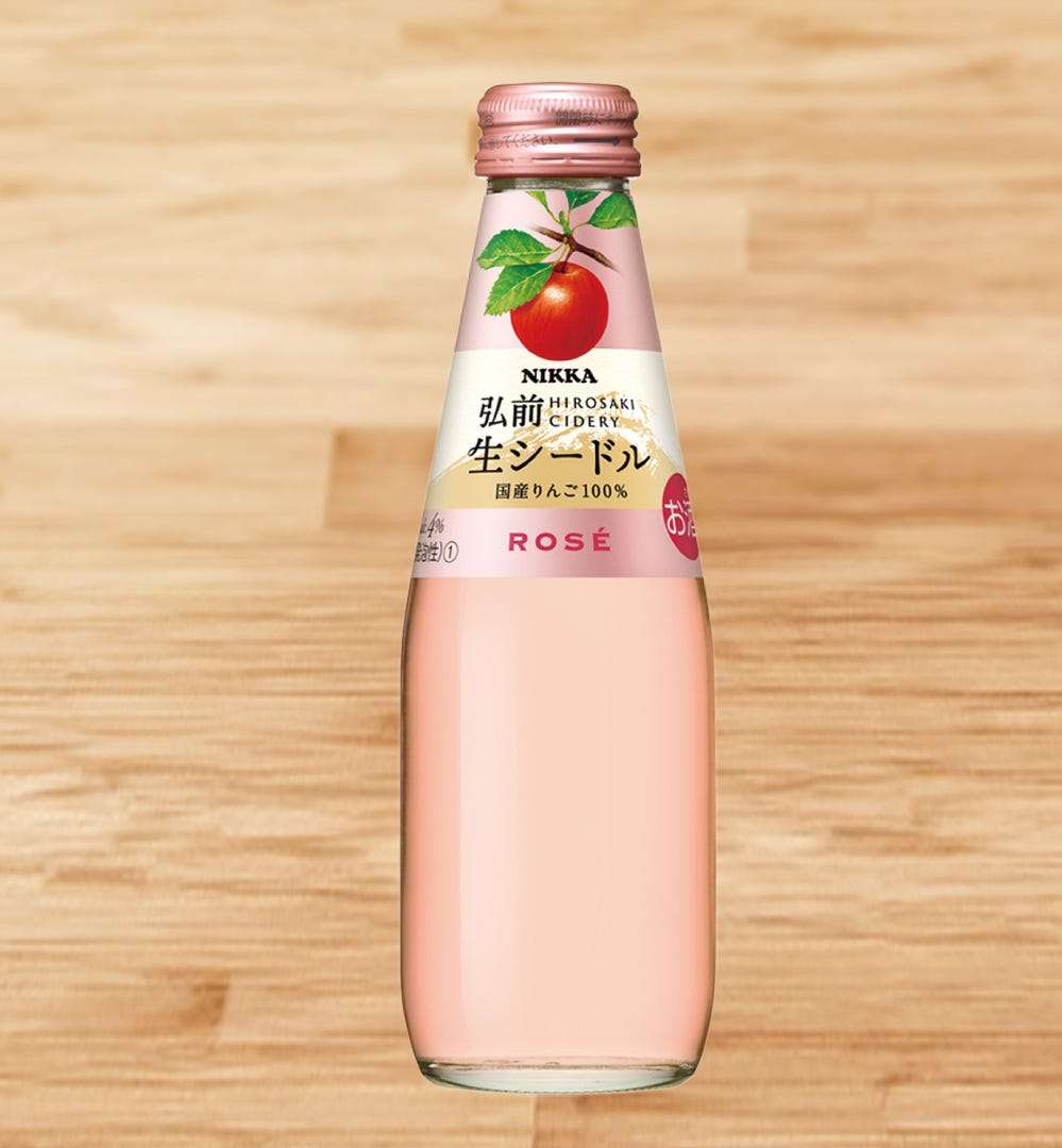 ニッカ弘前 生シードル ロゼ