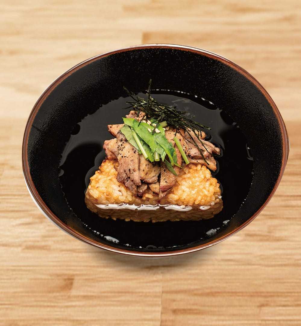 牛たんの味噌焼お  にぎり茶漬け