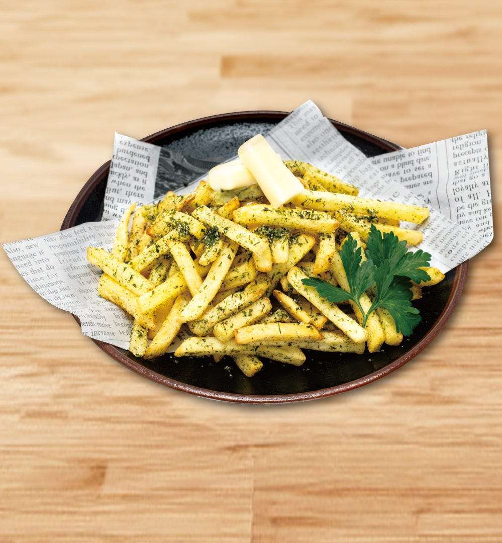 青のりバターのポテトフライ