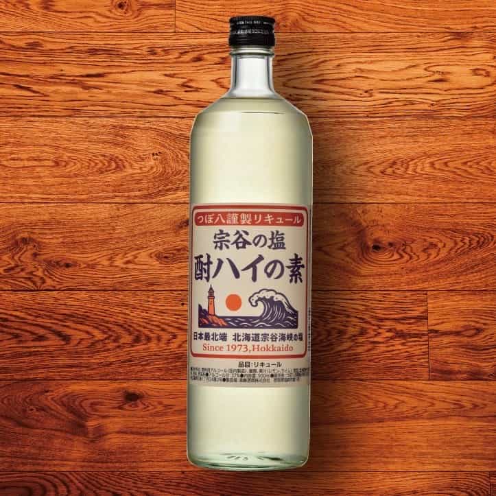 つぼ八謹製リキュールボトル　『宗谷の塩』900ml