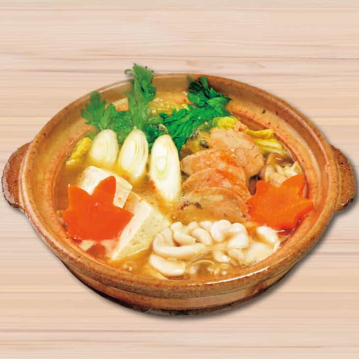 Cod milt and monkfish liver miso hotpot