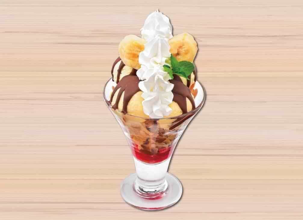 パリパリチョコバナナパフェ