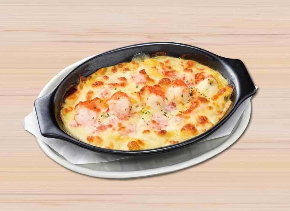 Shrimp and crab gratin