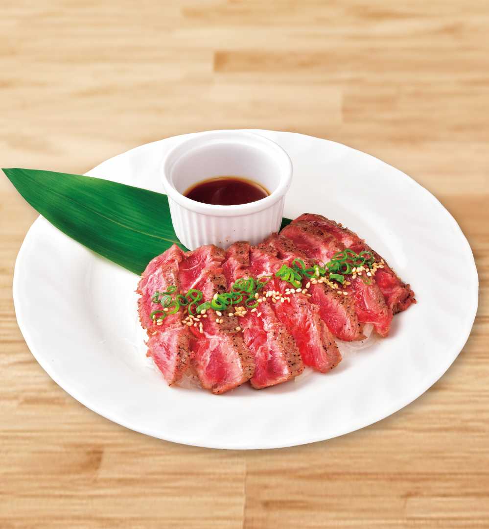 牛ミスジのタタキ風