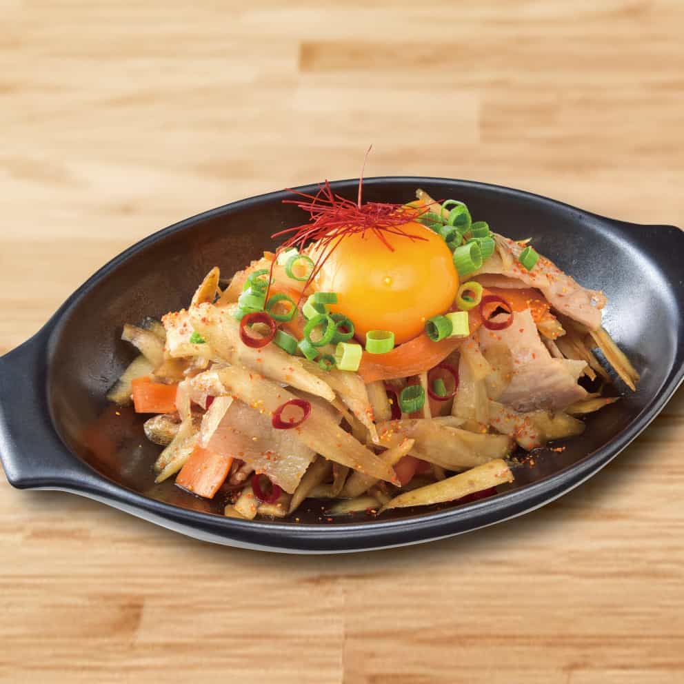 Spicy stir-fried burdock