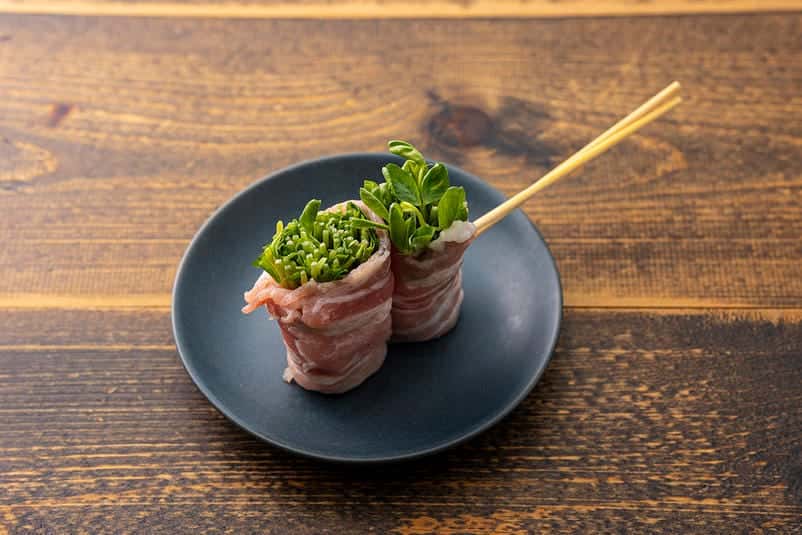 豆苗（胡麻だれラー油）