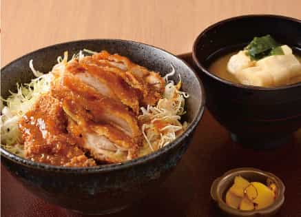 大山鶏の特製味噌カツ丼