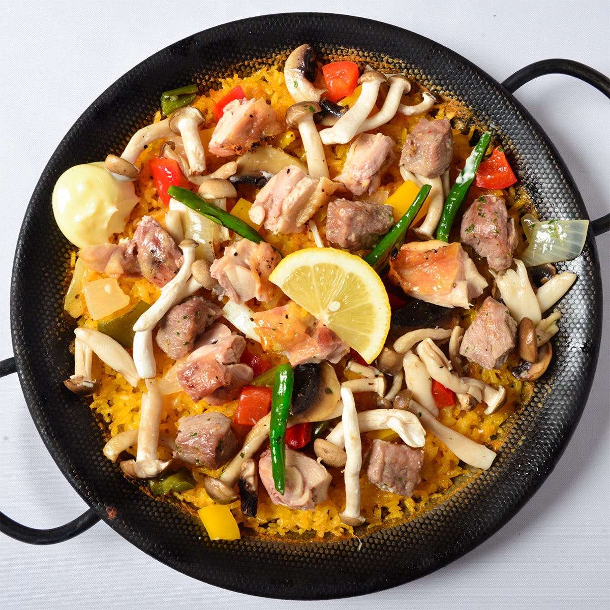 Mountain delicacy paella