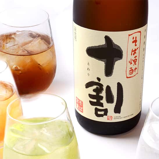 十割 そば原料100%の焼酎
