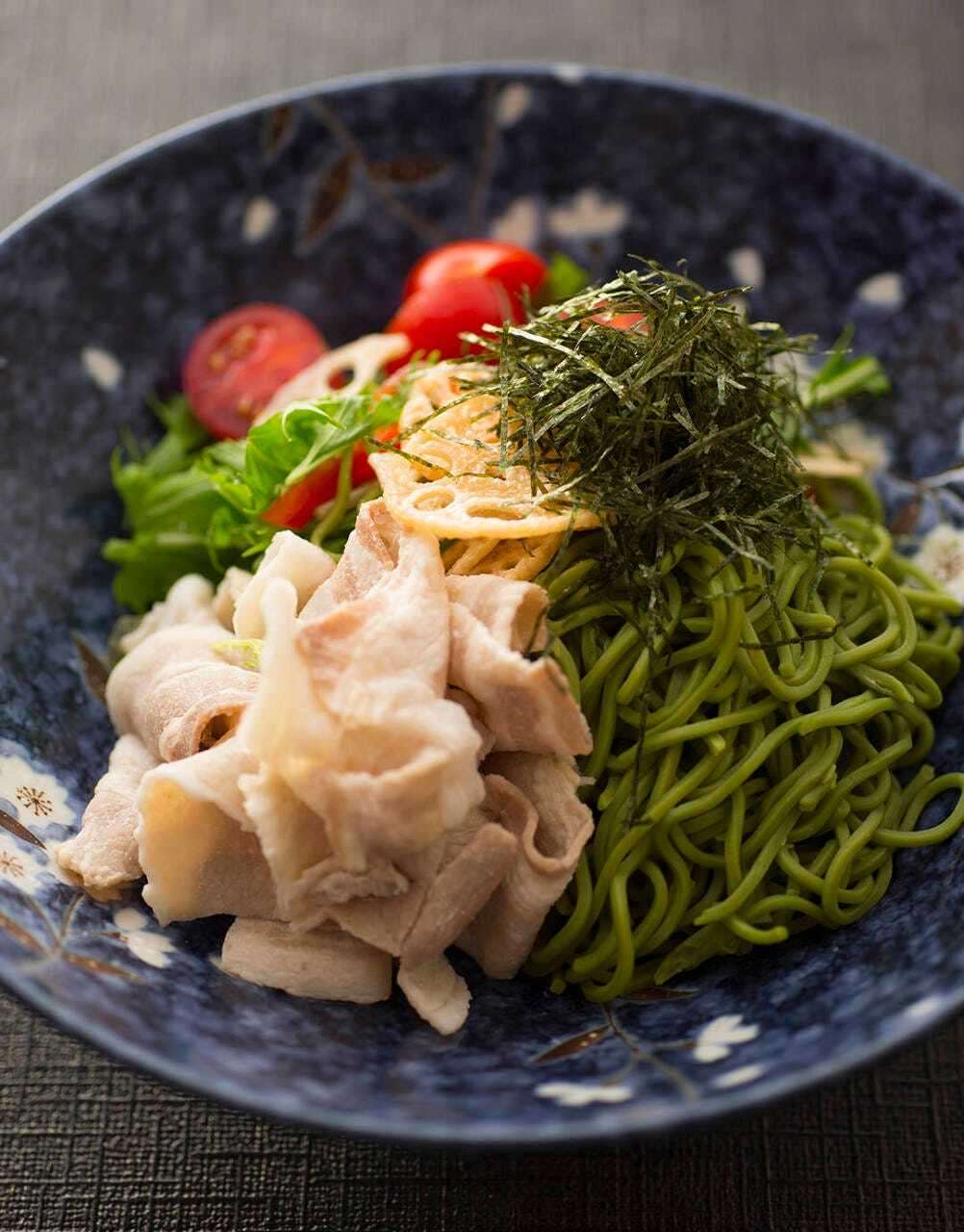 야마토 소 샤브샤브와 차 메밀 샐러드