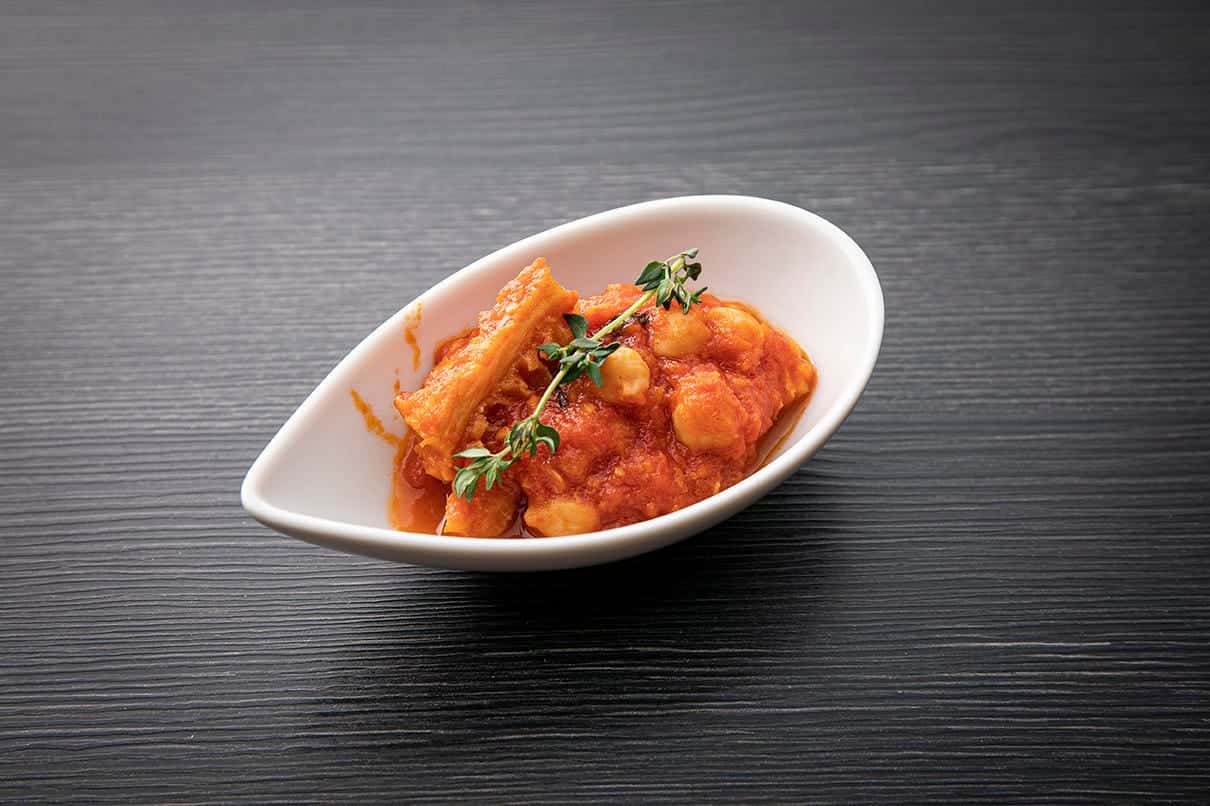 トリッパと豆のトマト煮