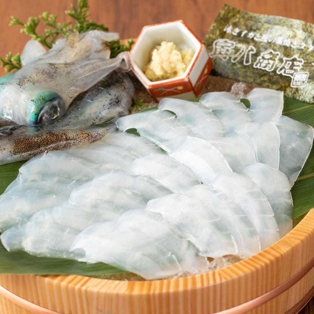 【山口県萩直送】泳ぎイカお造り