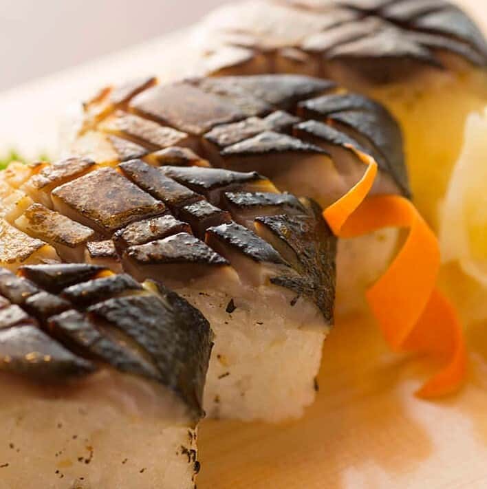 炙り鯖寿司 八貫