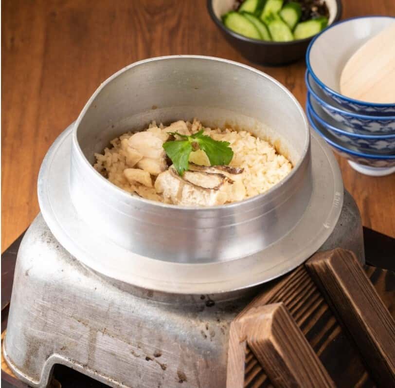 炊きたて 天然真鯛の釜飯