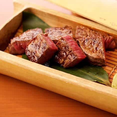 Charcoal grilled Japanese beef fillet