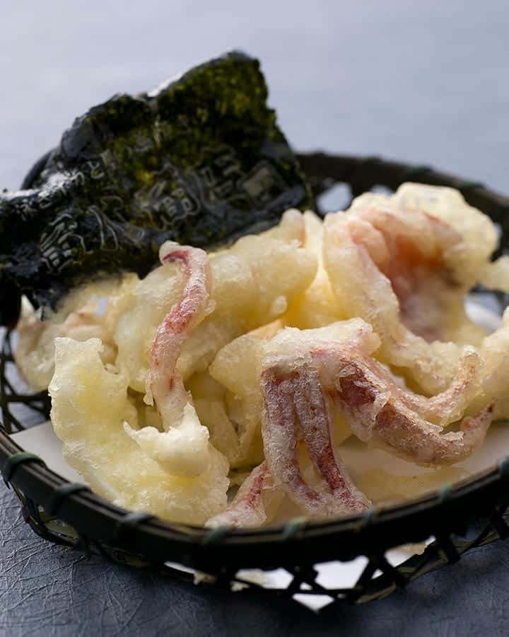 Other than sashimi, available as tempura or grilled with salt.